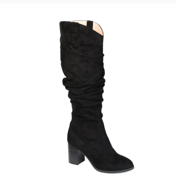 Journee Collection Shoes - NWOT Journee Collection ANEIL EXTRA WIDE CALF Black Boots